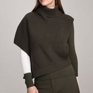 Alp N Rock Brown Turtleneck Sweater Vest